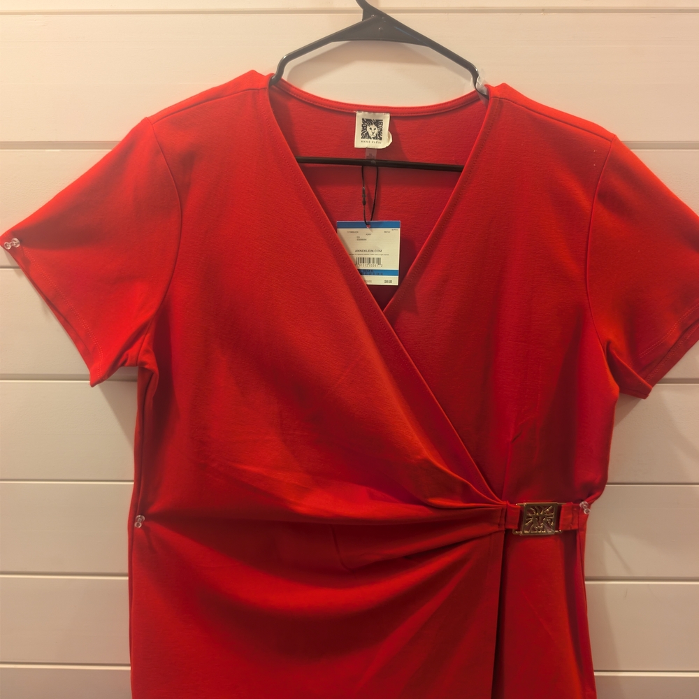 women's polo shirt, jacket style / anne klein